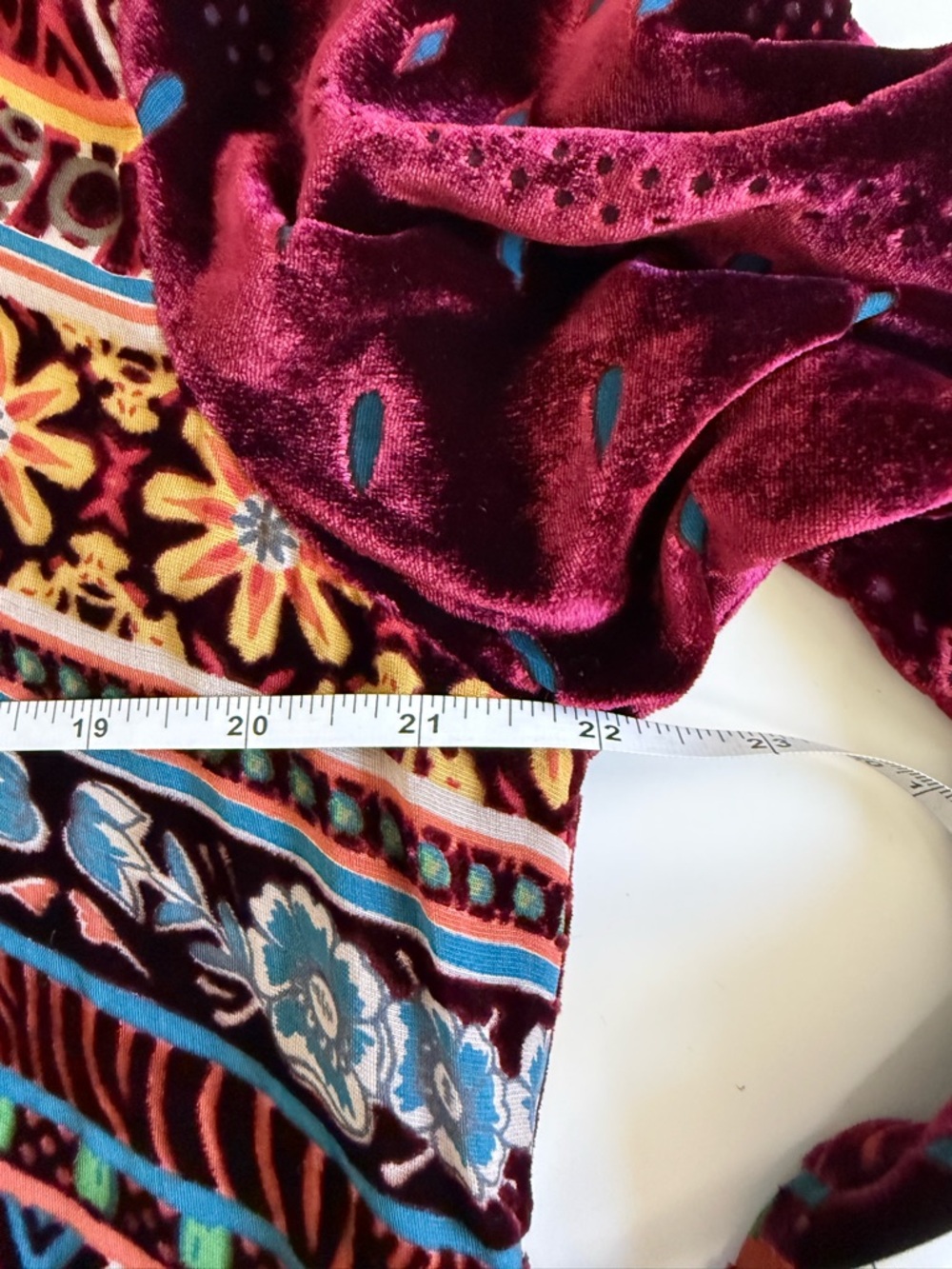 Johnny Was Velvet Embroidered Tunic Dress| | Boho Kantha Bae Style| XL - Picture 6 of 16